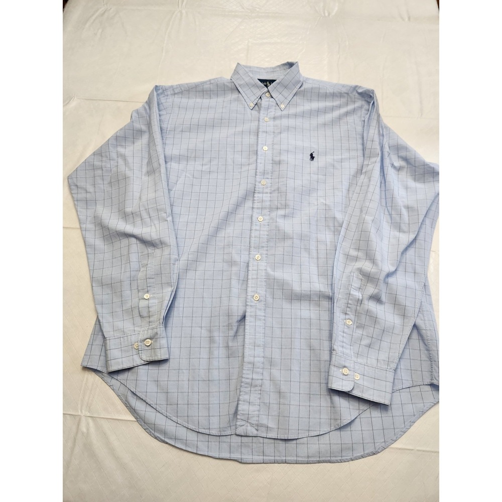 Ralph Lauren Shirt Mens Extra‎ Large Yarmouth Button Down Oxford Dress Shirt XL